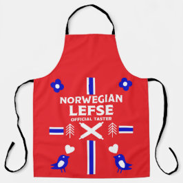 Norwegian Lefse Flatbread Apron Schürze