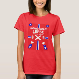 Norwegian Lefse Flatbread Apron T-Shirt