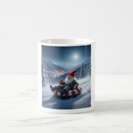 Norwegian Nisse Sledding, Coffee Mug Kaffeetasse
