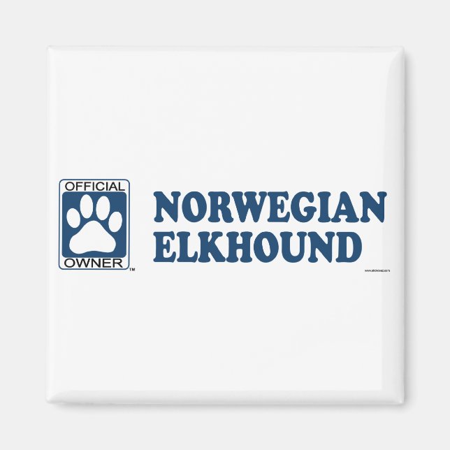 Norwegisch Elkhound Blue Magnet (Vorne)