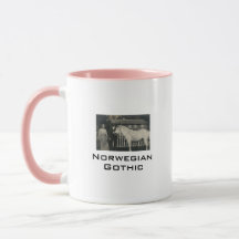 Norwegisch Gothic Real Foto Kaffeekochen Tasse