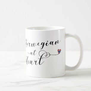Norwegisch im Herzen der Tasse, Norwegen Kaffeetasse