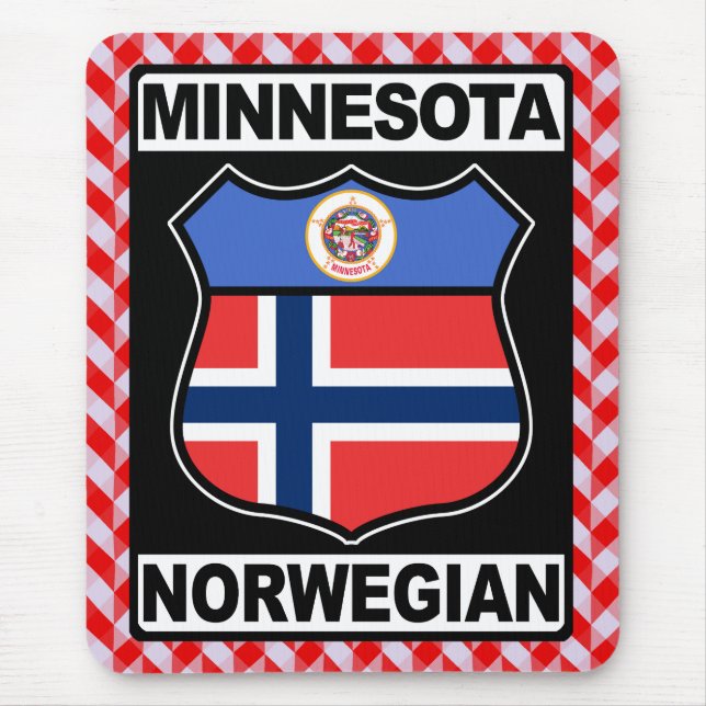 Norwegisch-Minnesotan Mousepad (Vorne)