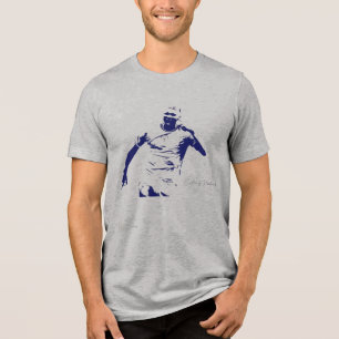 Norwegisch Skandinavisches Fußball-Grafik-Geschenk Tri-Blend Shirt