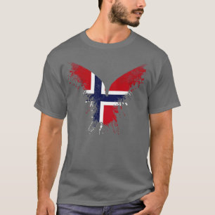 Norwegische Adlerflagge T-Shirt