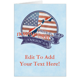 Norwegische American Card