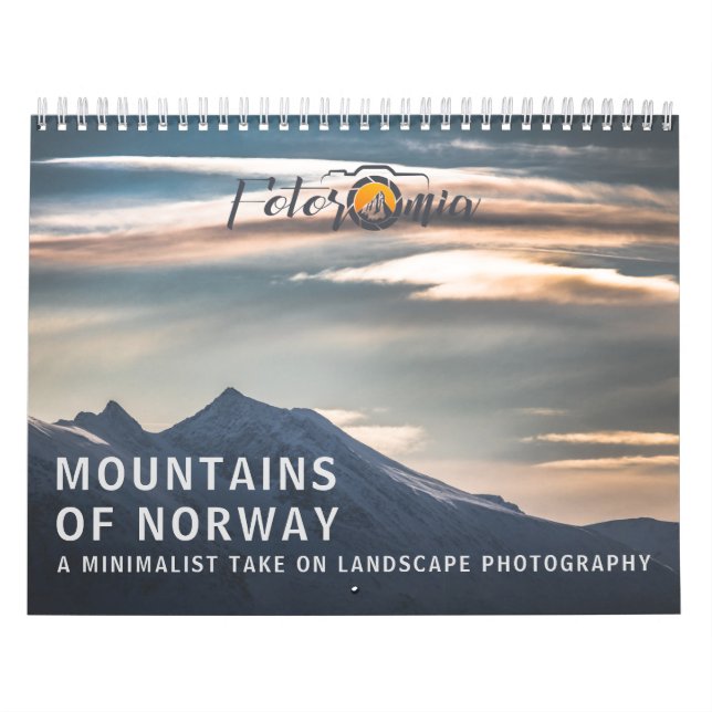 Norwegische Berge 2026 Kalender (Titelbild)