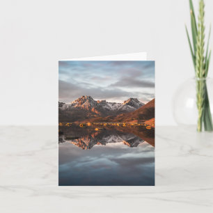 Norwegische Berge Landschaftsfotografie Karte