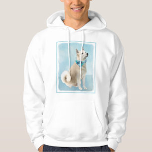 Norwegische Buhund-Malerei - Niedliche Original Hu Hoodie
