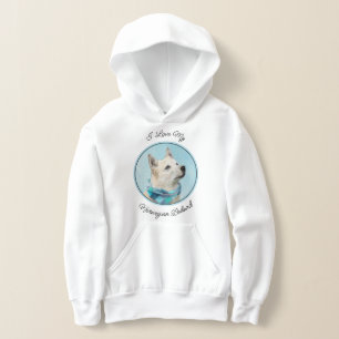 Norwegische Buhund-Malerei - Niedliche Original Hu Hoodie