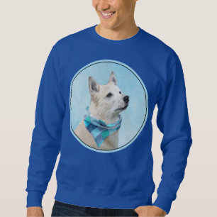 Norwegische Buhund-Malerei - Niedliche Original Hu Sweatshirt