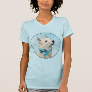 Norwegische Buhund-Malerei - Niedliche Original Hu T-Shirt