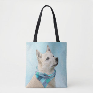 Norwegische Buhund-Malerei - Süße originelle Hunde Tasche