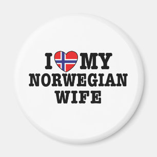 norwegische Ehefrau Magnet