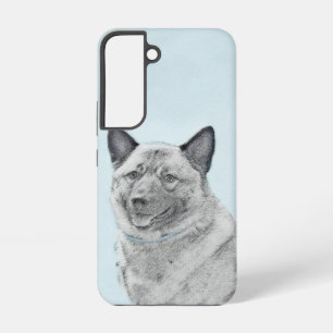 Norwegische Elkhound-Malerei - Original Hundeschic Samsung Galaxy Hülle