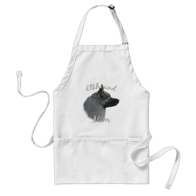 Norwegische Elkhound-Mama 2 Schürze (Vorne)