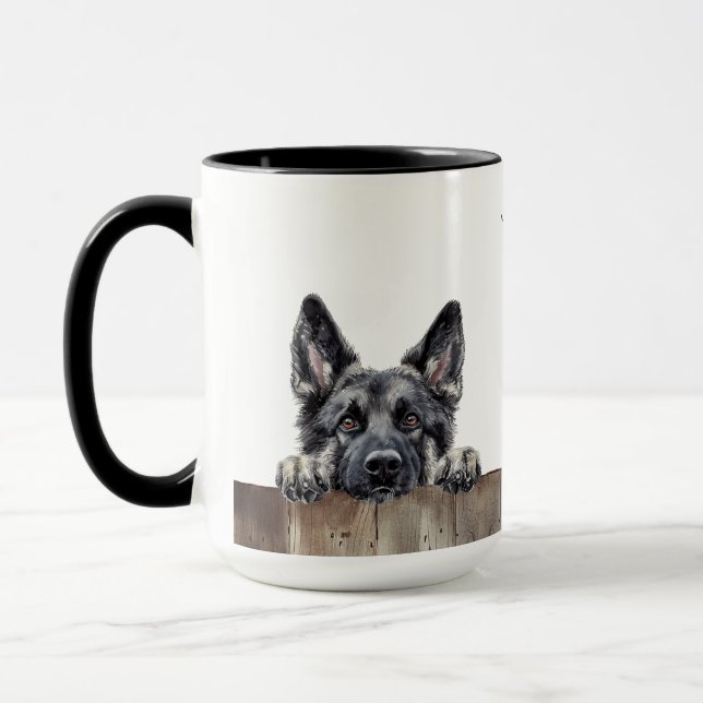 Norwegische Elkhound-Tasse Tasse (Links)