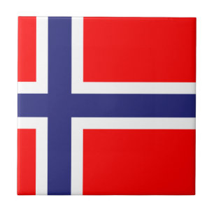 Norwegische Fahne Fliese