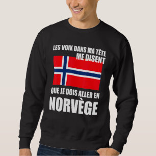 Norwegische Fahne Sweatshirt