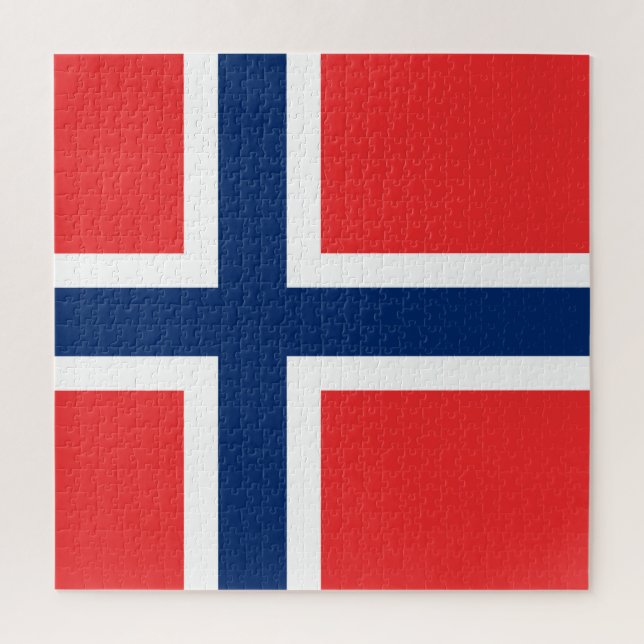 Norwegische Flagge (Vertikal)