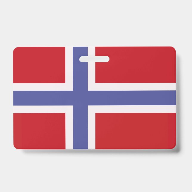 Norwegische Flagge Ausweis (Vorderseite)