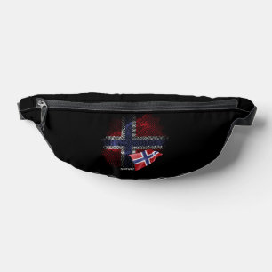 norwegische Flagge Bauchtasche