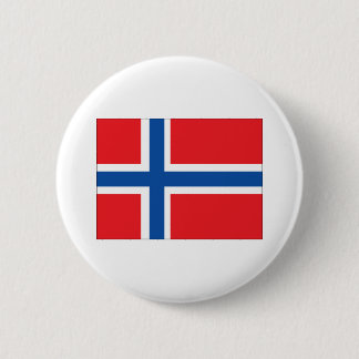 Norwegische Flagge Button