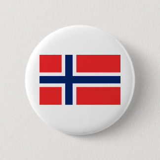 Norwegische Flagge Button