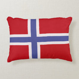 Norwegische Flagge Dekokissen