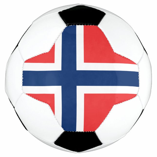Norwegische Flagge Fußball (Vorderseite)