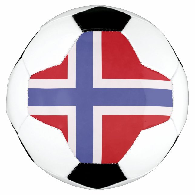 Norwegische Flagge Fußball (Vorderseite)