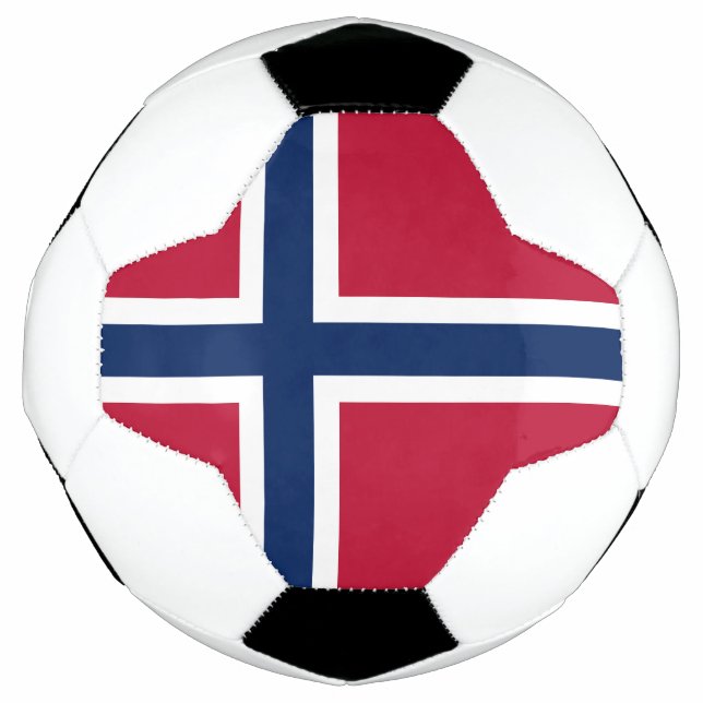 Norwegische Flagge Fußball (Vorderseite)