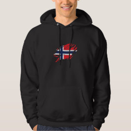 Norwegische Flagge in mir, Skandinavien in Klaw Ma Hoodie