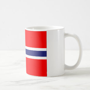 Norwegische Flagge Kaffeetasse