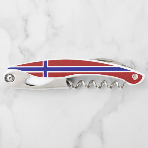 Norwegische Flagge Kellnermesser