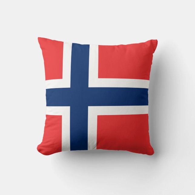 Norwegische Flagge Kissen (Vorderseite)