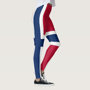Norwegische Flagge Leggings