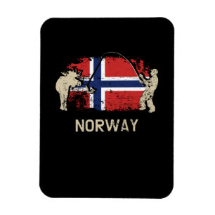 Norwegische Flagge Magnet