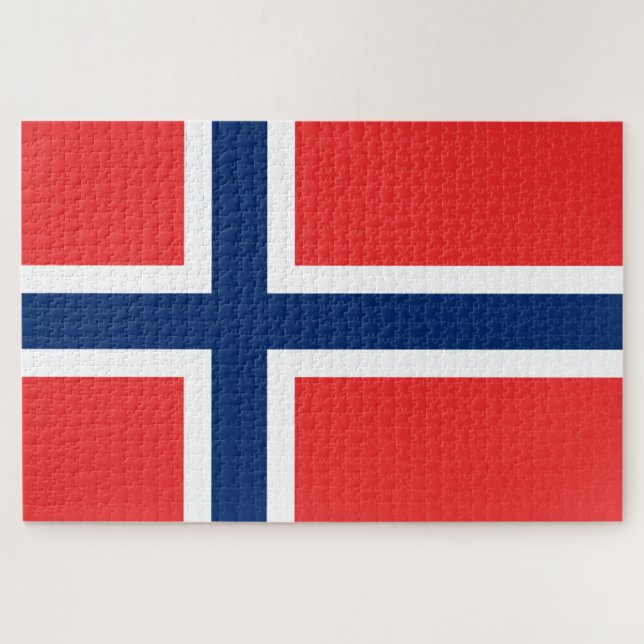 Norwegische Flagge (Norwegen) (Horizontal)