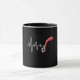 Norwegische Flagge Norwegen Flagge Tasse