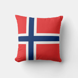 Norwegische Flagge (Norwegen) Kissen