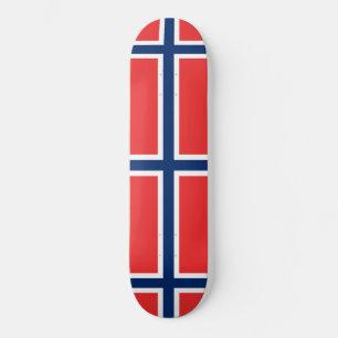 Norwegische Flagge (Norwegen) Skateboard