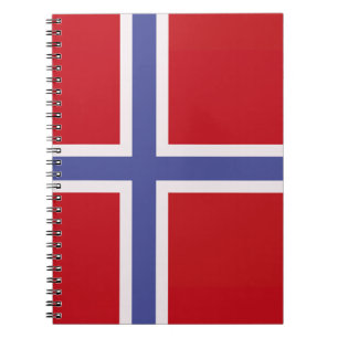 Norwegische Flagge Notizblock