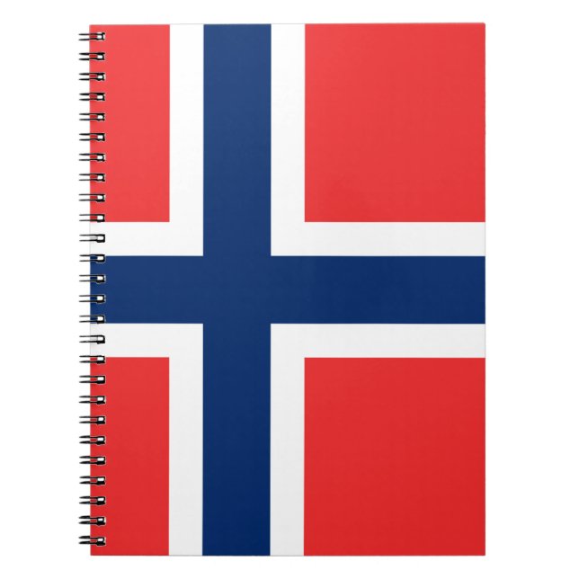Norwegische Flagge Notizblock (Vorderseite)