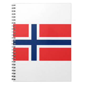 Norwegische Flagge Notizblock