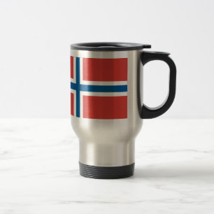 Norwegische Flagge Reisebecher