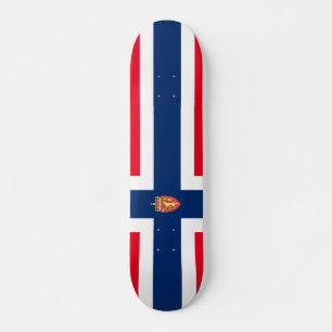 Norwegische Flagge Skateboard