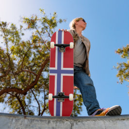 Norwegische Flagge Skateboard