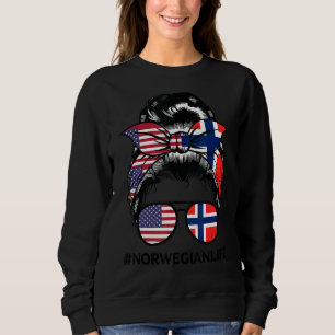 Norwegische Flagge Sweatshirt