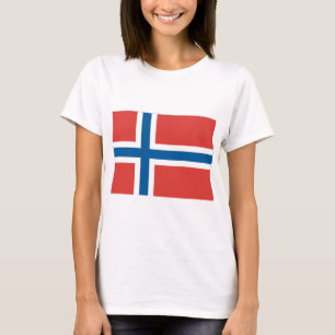 Norwegische Flagge T-Shirt